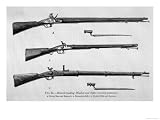 Muzzle Loading Musket and Rifles Giclee Poster Print, 18x24