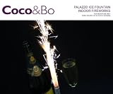 4 x Coco&Bo - Palazzo Indoor Ice Fountain Fireworks - Cocktail Party / Dessert Accessories - Hawaiian Luau Beach Party / Hollywood Vegas Casino Night