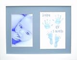 from Anika-Baby Baby Boy Blue Hand & Footprint Prints Kit, White Frame (Model 109.BL2.400.B)