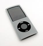 Clear Silicone case cover & Free Screen Protector for the new Apple Nano 4th Generation 8GB 16GB (SEP 2008 NANO)