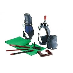 B�ro Golf Set, Put Set in kleinem Golfbag mit ALU- Putter & 5 GRATIS Golf-Tee Bleistifte