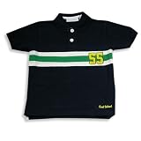Cool Island - Toddler Boys and Boys Short Sleeve Pique Polo, Navy, White, Green (Size 3T)