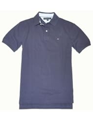 Apparel: Tommy Hilfiger Classic Fit Men Polo T-shirt (XL, Navy)