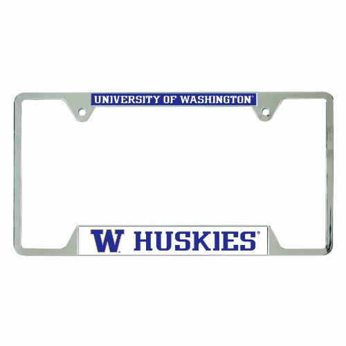 NCAA Washington Huskies Metal License Plate Frame
