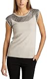 French Connection  Women's Buffy Knit Cap Sleeve Sweater