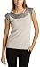 French Connection  Women's Buffy Knit Cap Sleeve Sweater
