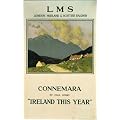 Irish Travel Poster art Print, Connemara Ireland by Paul Henry