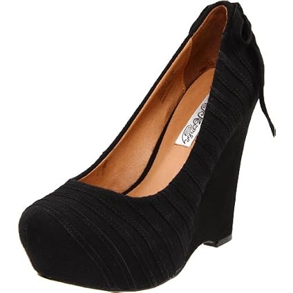 Naughty Monkey Women\\\'s Tight Rope Wedge Pump