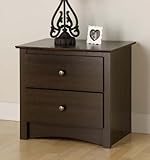 Fremont Nightstand with Drawers in Espresso Finish
