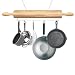 Kitchen & Housewares : Acacia Wood Rolling Pin Pot Rack