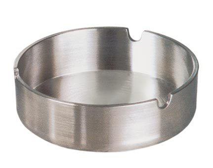 Aschenbecher aus Edelstahl 10 cm