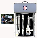 MLB Chicago Cubs 8pc. BBQ Set w/Case