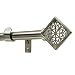Levolor Madison Rod Set, Satin Nickel, 1-Inch Diameter, 36 to 66-Inch Width