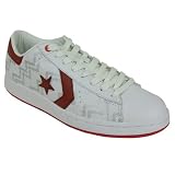 Converse All Stars White Red Pro Leather Shoe Trainers