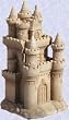 sand castle style statue home garden sculpture New (The Digital Angel Decor)