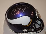 Christian Ponder Minnesota Vikings Signed Autographed Mini Helmet Coa Matching Holograms