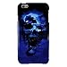 HR Wireless Design Cover for Apple iPhone 6 Plus - Retail Packaging - Blue Skull