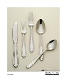 Hampton Forge Lincoln Mirror 20-Piece 18/0 Forged Flatware Set, Service for 4