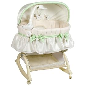 Click here to buy Kolcraft Easy Reach Rocking Bassinet with Light... by Kolcraft.