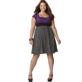 Necessary Objects Plus Size Jersey Knit Dress