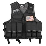PCS Tactical 100 Combat Vest Paintball Harness - Black