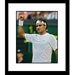 Roger Federer - Fist Pump - Framed 8x10 Photograph