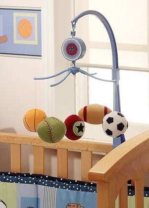 Bedtime Originals Super Sports Musical Mobile