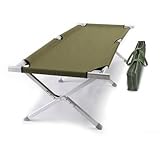 Earth Jamboree Military Style Aluminum Cot