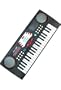 Song Max Teaching Light Up Keyboard With 2 Speakers - Black