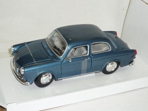 VW VOLKSWAGEN 1600 1967 BLAU GRAU LIMOUSINE 1/24