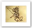 A Big Giggle by Walt Disney 6.25"x8" Art Print Poster Disney