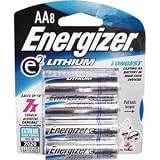 Energizer L91BP-8 High-Energy AA Lithium Batteries