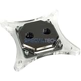Ybris Black Sun CPU Waterblock for Intel 1366, 1156, 775 : Plexi / Black Chrome