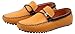 JiYe Men's Driving Shoes Leather Slip-On Loafer