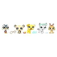 Littlest Pet Shop Online Multi-pack with 5 Trading cards and 5 Welcome Pets from LPSO.com