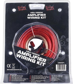1000 Watt / 4GA Amplifier Wiring Kit Speaker Cable