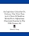 An Inglorious Columbus Or, Evidence That Hwui Shan And A Party Of Buddhist Monks From...
