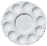 10-well Round Plastic Palette