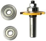 Kempston 704431A Biscuit Joining Set 1/2-Inch Shank, 1-27/32 Cutting Diameter, 5/32 thickness