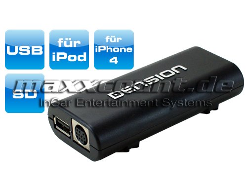 GATEWAY Lite 3in1 - iPod & iPhone 4 + USB + SD-Integration an Ihrem Autoradio/ Navigationssystem ohne Textanzeige für BMW-Modelle ausgerüstet mit DSP (Digitaler Sound Prozessor) - (17-Pin / Runde Pins)
