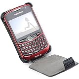 Premium Executive Black Carbon Fiber Fabric Hard Crystal Snap-on Case with Cover for Blackberry Curve 8330 Case