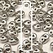 Metallic Colors Mix SuperDuo Czech Glass Seed Beads 2.5 x 5mm Gold, Silver, Copper - 66 grams