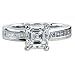 2.00 CT H VS1 CERTIFIED ASSCHER DIAMOND RING SET