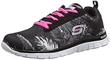 [スケッチャーズ] SKECHERS スニーカー FLEX APPEAL- TRADE WINDS 12056 BKHP (ブラック/ホットピンク/9.0)