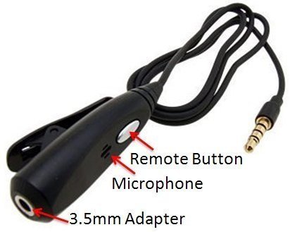 Headset Hands Free 3.5mm Adapter + Microphone for Apple iPod Touch iTouch 1 2 3 iPhone 2 3g 3gS
