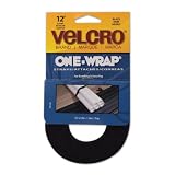 Velcro One Wrap Straps, Black (90340)