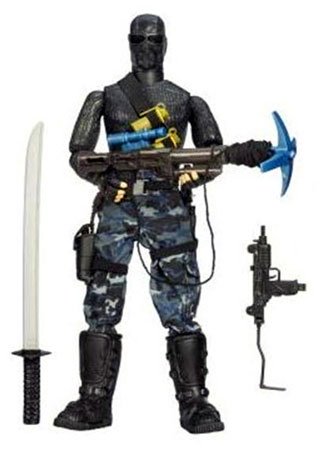 Childrens Toyshop  Toys : GI JOE 12 INCH MILITARY FIGURE - SNAKE EYES