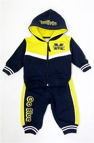 Buy Michigan Wolverines Slingshot Infant Hoodie Pants Set by Colosseum