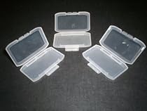 SD Clear Memory Card Case x 3