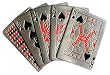 Mens "Royal Flush" Metal Lucky Collection Belt Buckle